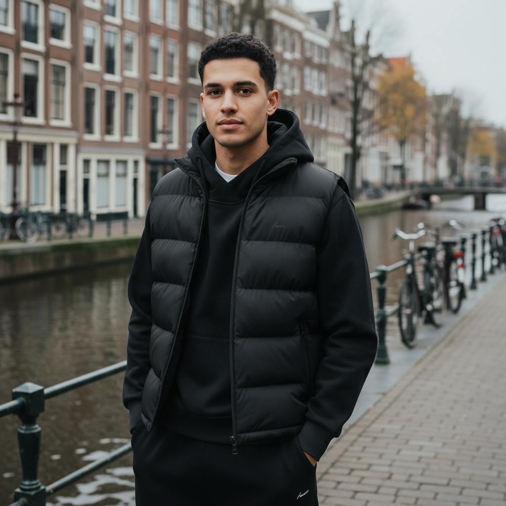Adam – Heren Gewatteerde Bodywarmer | Waterafstotend en Comfortabel-Basser-Basser