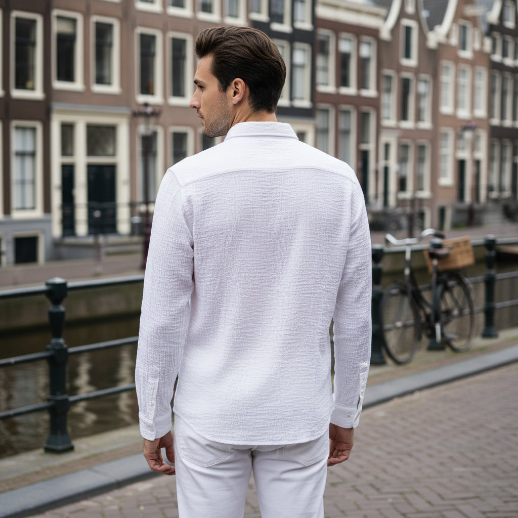 Angelo – Heren Set | Stijlvolle Top Met Relaxte Fit Broek-Basser-Basser