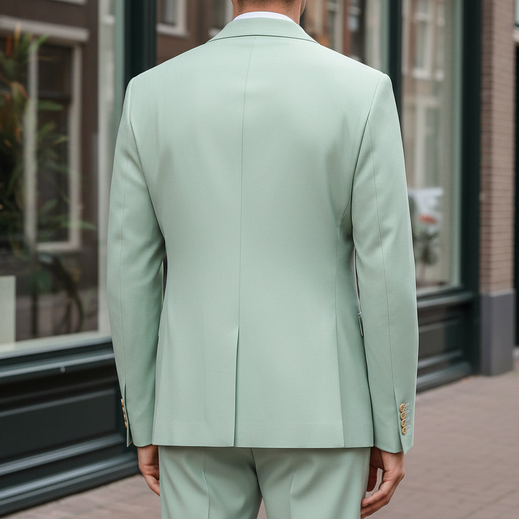 Basser - Heren Blazer | Getailleerde Pasvorm-Heren Blazers-Basser-Basser