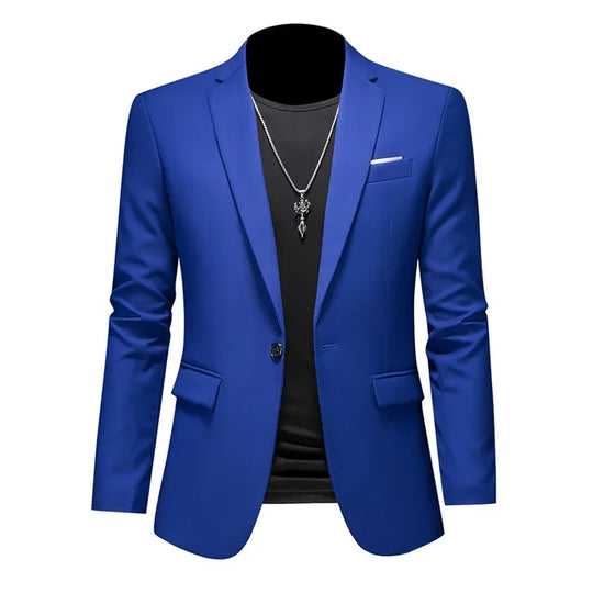 Basser - Heren Blazer | Slim Fit Zwart-Basser-Blauw-M-Basser