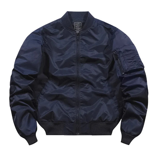 Basser - Heren Bomberjack | Gevoerd Design-Basser-Donkerblauw-S-Basser