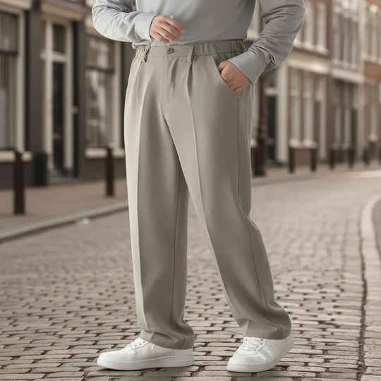 Basser - Heren Broek | Nette Slim Fit-Basser-Basser