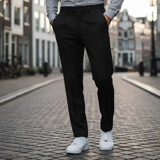 Basser - Heren Broek | Nette Slim Fit-Basser-Basser