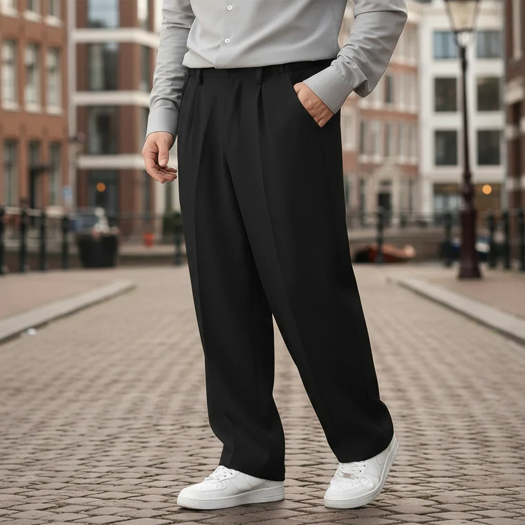 Basser - Heren Broek | Nette Slim Fit-Basser-Basser