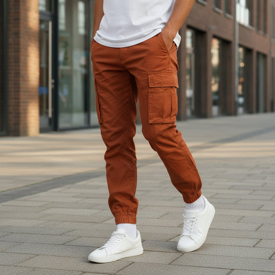 Basser - Heren Cargo Broek | Functioneel Design-Basser-Basser