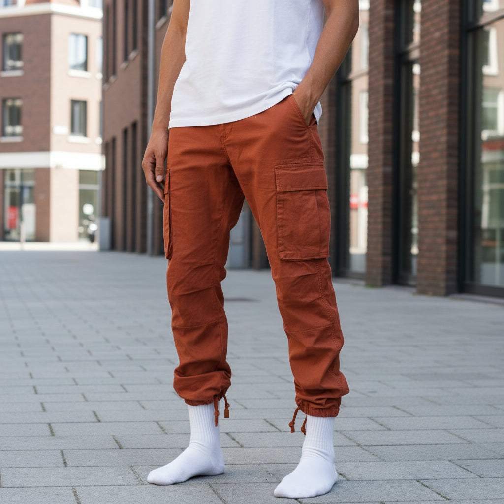 Basser - Heren Cargo Broek | Functioneel Design-Basser-Basser