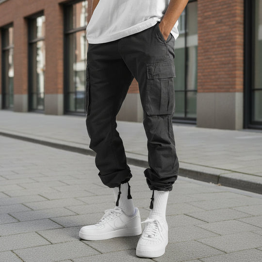 Basser - Heren Cargo Broek | Functioneel Design-Basser-Basser