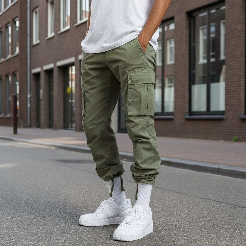 Basser - Heren Cargo Broek | Functioneel Design-Basser-Basser