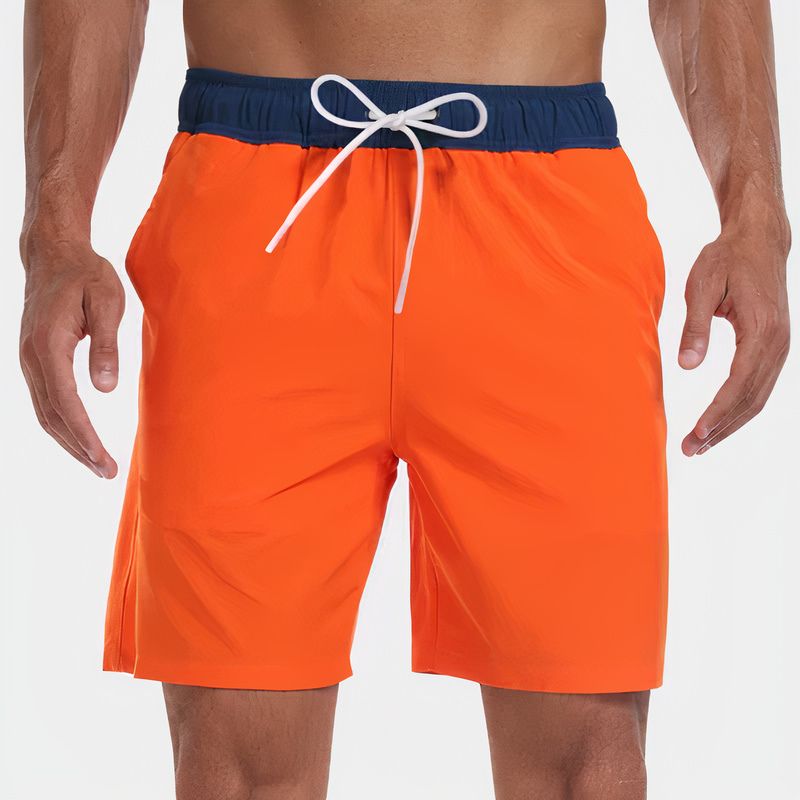 Basser - Heren Gym Shorts | Lichtgewicht Sneldrogend-Basser-Oranje-36-Basser