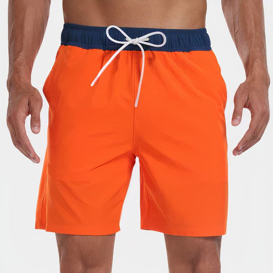 Basser - Heren Gym Shorts | Lichtgewicht Sneldrogend-Basser-Oranje-36-Basser