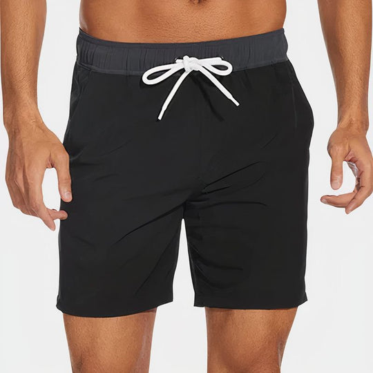 Basser - Heren Gym Shorts | Lichtgewicht Sneldrogend-Basser-Zwart-36-Basser