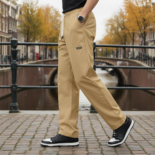 Basser - Heren Joggingbroek | Rechte Pijpen-Basser-Basser