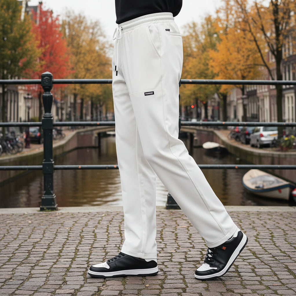 Basser - Heren Joggingbroek | Rechte Pijpen-Basser-Basser