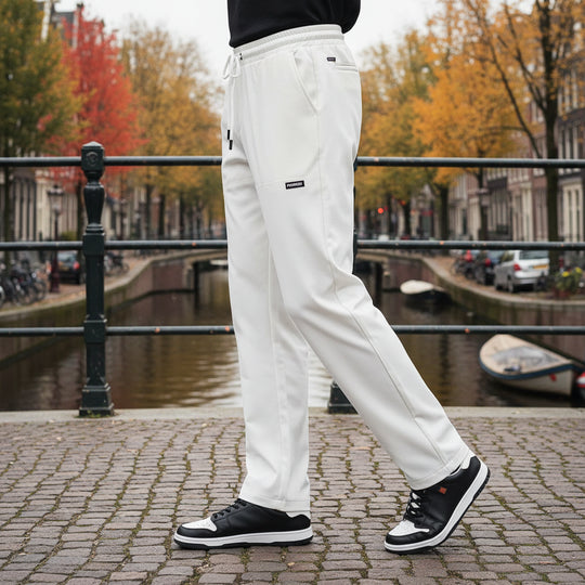 Basser - Heren Joggingbroek | Rechte Pijpen-Basser-Basser
