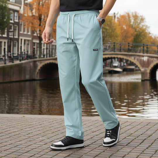 Basser - Heren Joggingbroek | Rechte Pijpen-Basser-Basser