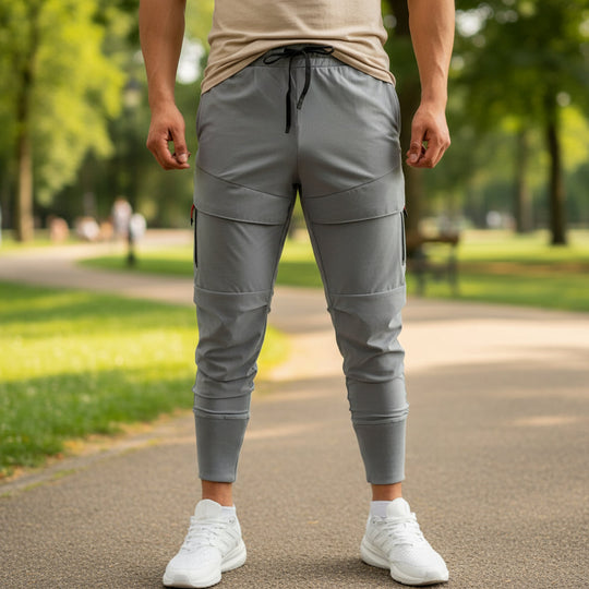 Basser - Heren Joggingbroek | Slanke Pasvorm-Basser-Basser