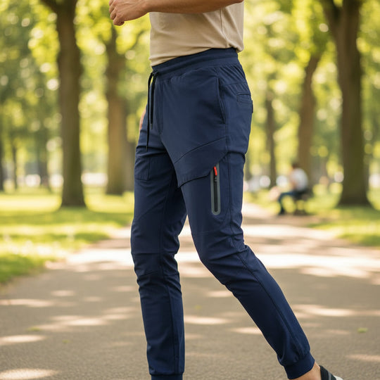 Basser - Heren Joggingbroek | Slanke Pasvorm-Basser-Basser