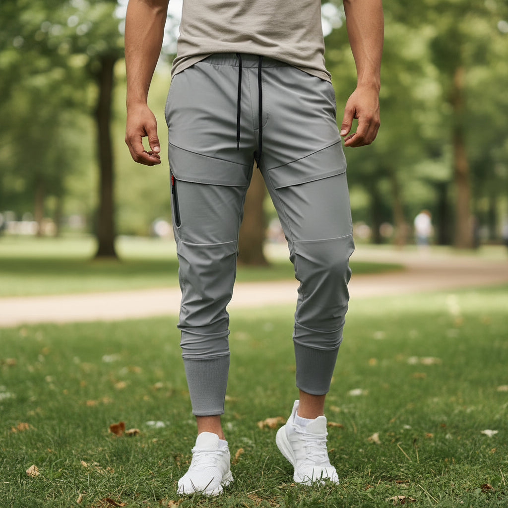 Basser - Heren Joggingbroek | Slanke Pasvorm-Basser-Basser