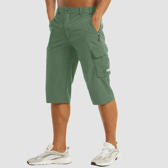 Basser - Heren Korte Broek | Cargo Design Met Meerdere Zakken-Basser-Basser