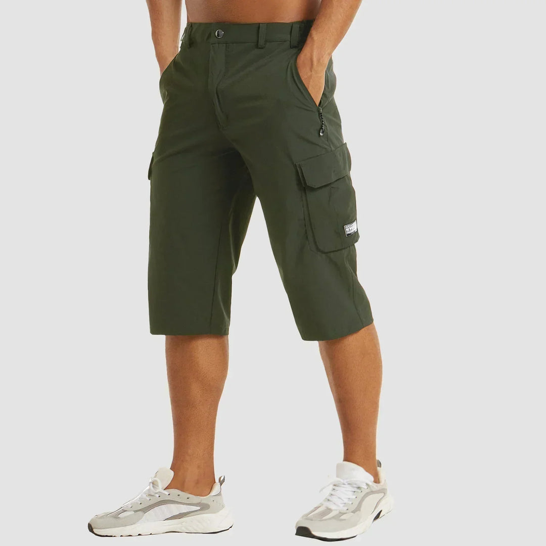 Basser - Heren Korte Broek | Cargo Design Met Meerdere Zakken-Basser-Basser