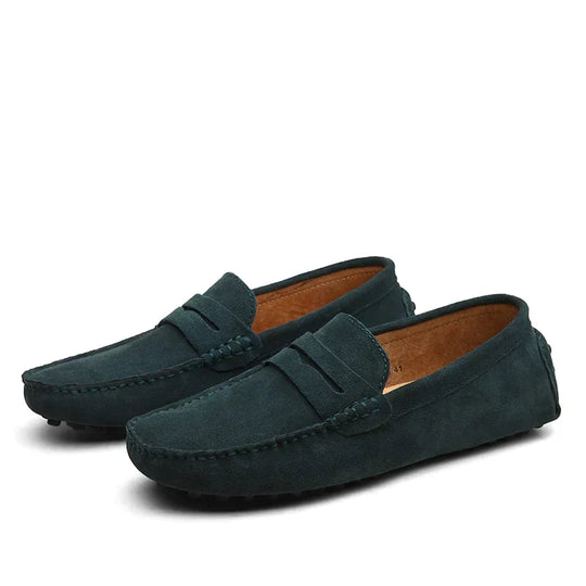 Basser - Heren Loafers | Italiaanse Invloeden-Basser-Groen-38-Basser