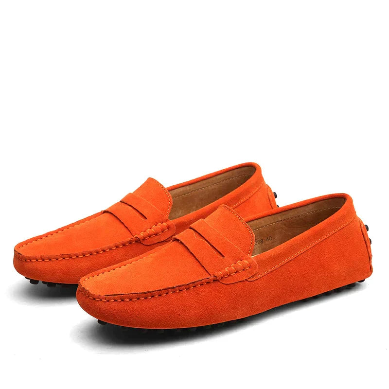 Basser - Heren Loafers | Italiaanse Invloeden-Basser-Oranje-38-Basser