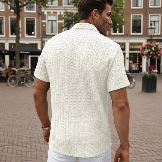 Basser - Heren Overhemd | Gestreept Design-Basser-Basser