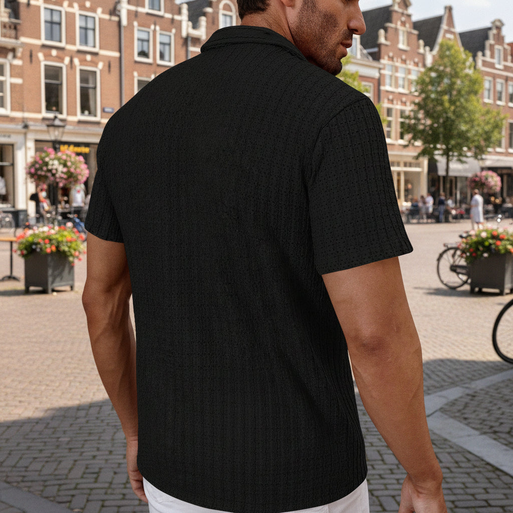 Basser - Heren Overhemd | Gestreept Design-Basser-Basser