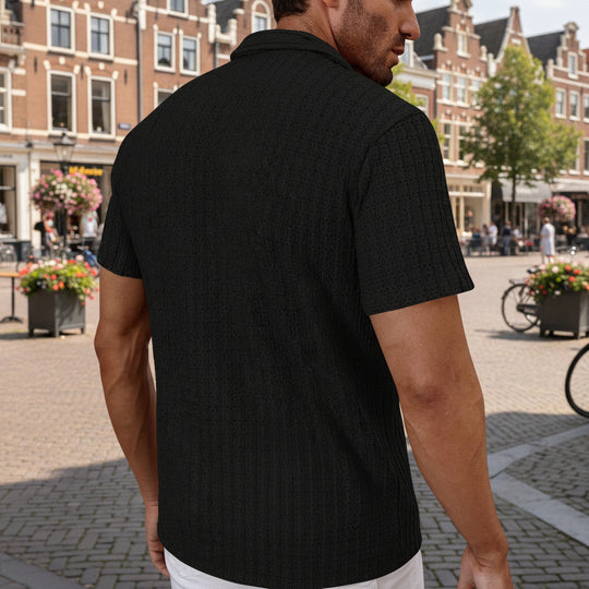 Basser - Heren Overhemd | Gestreept Design-Basser-Basser