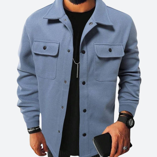 Basser - Heren Overhemd | Relaxed Fit-Basser-Litchblauw-S-Basser