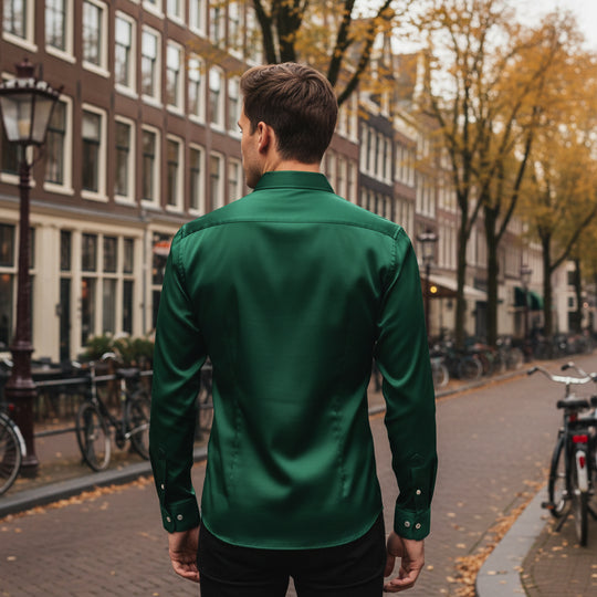 Basser - Heren Overhemd | Slim Fit-Basser-Basser