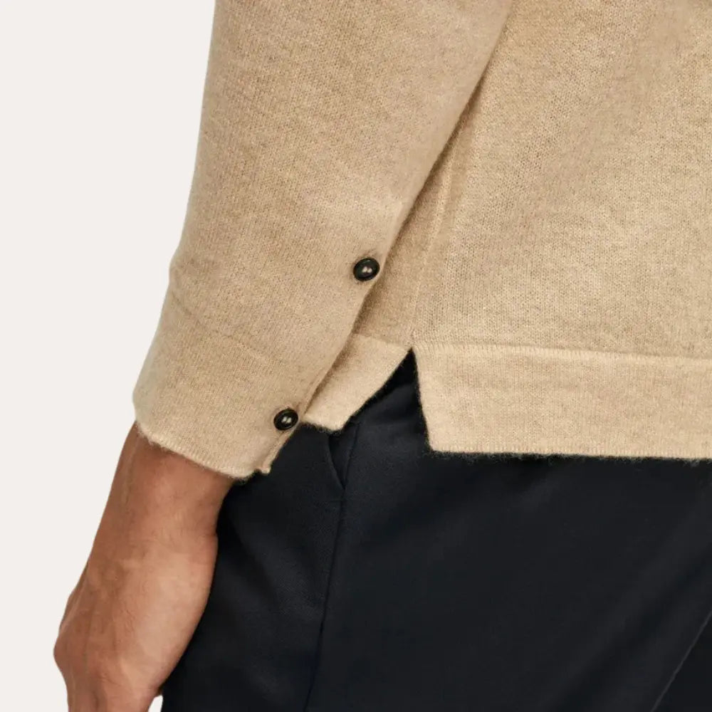 Basser - Heren Overhemd | Timeless Beige Design-Basser-Basser