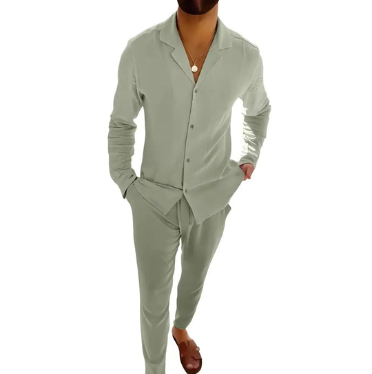 Basser - Heren Pak | Slim Fit Zwart-Basser-Oceaangroen-S-Basser