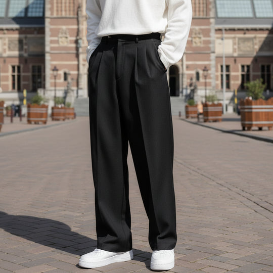 Basser - Heren Pantalon | Licht Oversized Fit-Basser-Basser