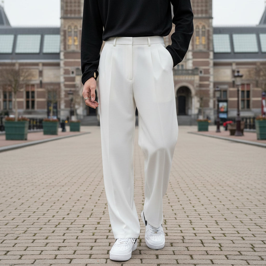 Basser - Heren Pantalon | Licht Oversized Fit-Basser-Basser