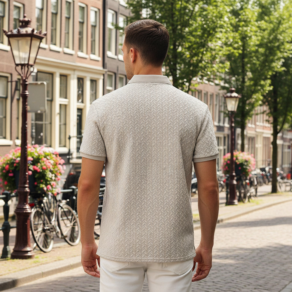 Basser - Heren Poloshirt | Sportieve Stijl-Heren tops-Basser-Basser