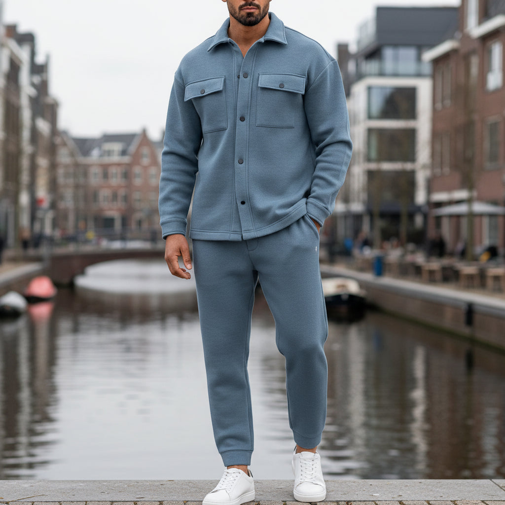 Basser - Heren Set | Moderne Snit-Basser-Blauw-S-Basser