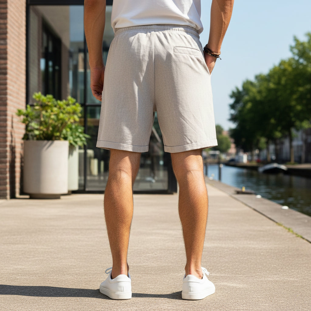 Basser - Heren Sportshorts | Verstelbare Taille-Basser-Basser