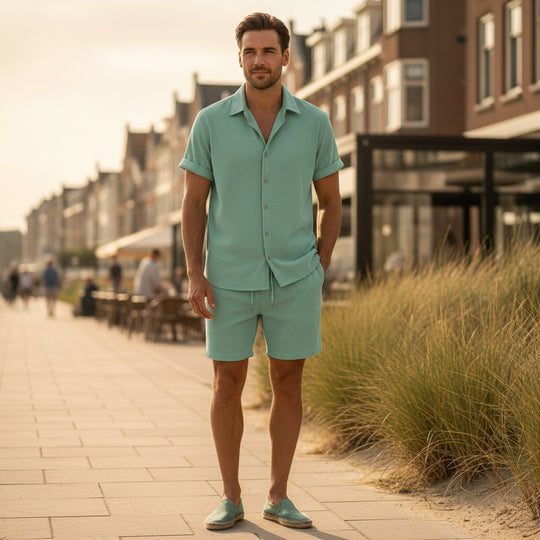 Basser - Heren Zomerset | Ademend Ontwerp-Basser-Groen-S-Basser