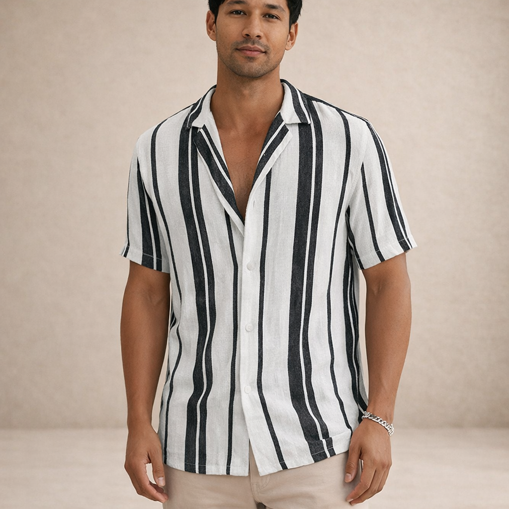 Basser - Heren Blouse | Luchtige Pasvorm 4