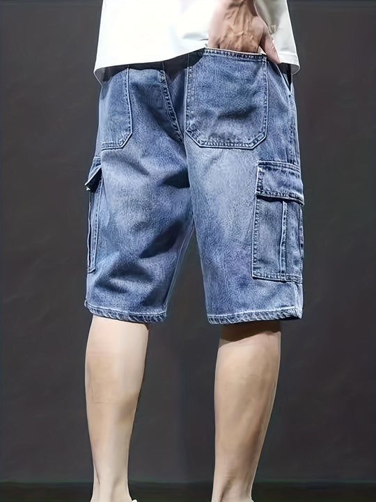 Basser - Heren Cargo Shorts | Verstelbare Tailleband 4