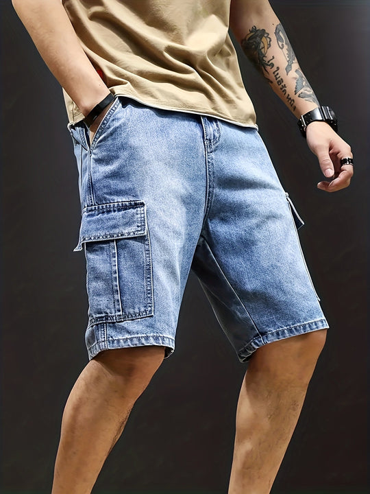 Basser - Heren Cargo Shorts | Verstelbare Tailleband 7