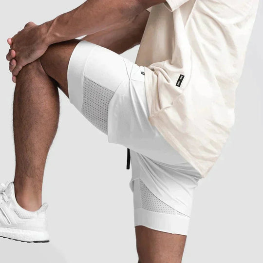 Basser - Heren Fitnessshort | Lichtgewicht en Ademend 1