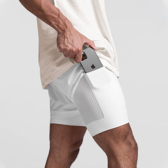 Basser - Heren Fitnessshort | Lichtgewicht en Ademend 3