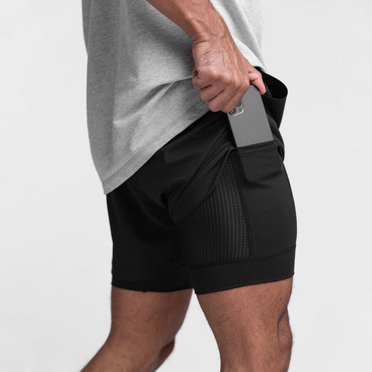Basser - Heren Fitnessshort | Lichtgewicht en Ademend 4