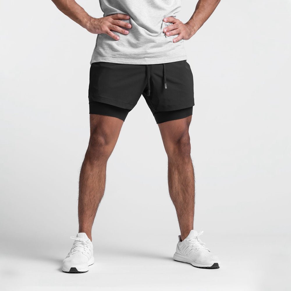 Basser - Heren Fitnessshort | Lichtgewicht en Ademend 6