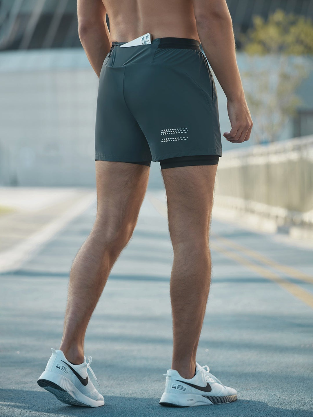 Basser - Heren Hardloop Shorts | 2-in-1 Ontwerp 8