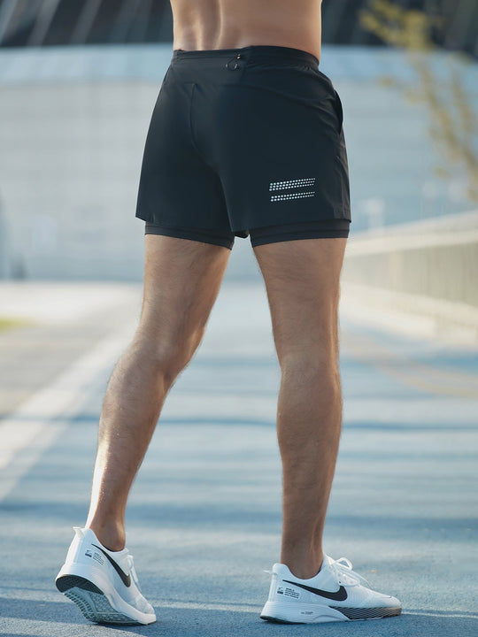 Basser - Heren Hardloop Shorts | 2-in-1 Ontwerp 9