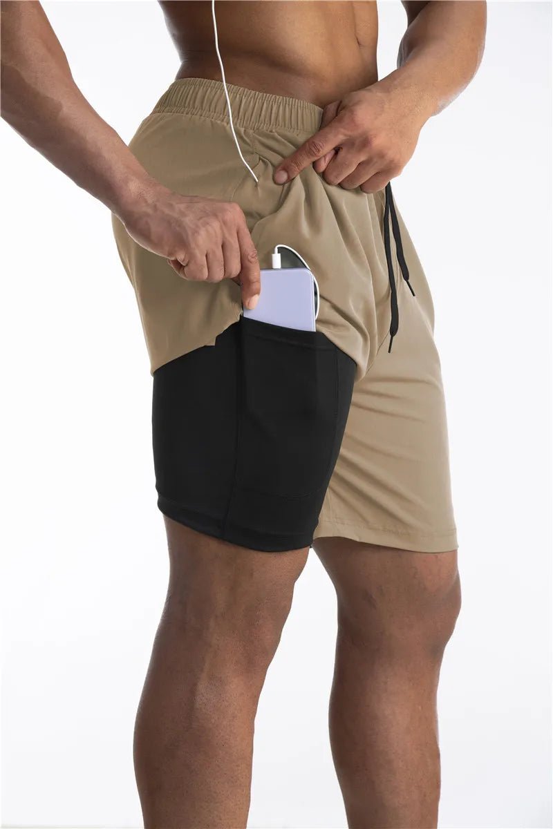 Basser - Heren Hardloop Shorts | Ingebouwde Liner 2
