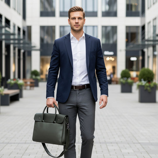 Basser - Heren Laptoptas 17 Inch | Professioneel Ontwerp 1